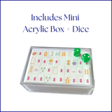 Travel Embossed Art Mahjong Set