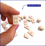 Travel Embossed Art Mahjong Set