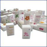 Travel Embossed Art Mahjong Set
