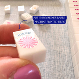 Travel Embossed Art Mahjong Set