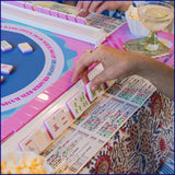Acrylic White Mahjong Tile Pusher Racks (Set of 4)