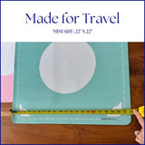 Mini Mahjong Mat - Neoprene Travel Size - 22" x 22" Inches