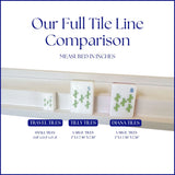 Tilly Tiles -  Embossed Art Mahjong Tile Set - Modern + Bright Collection