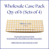 Wholesale Case 6 Units: Natural Wood Mahjong Magnetic Rack + Pusher (20" Long)