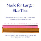 Wholesale Case 6 Units: Natural Wood Mahjong Magnetic Rack + Pusher (20" Long)