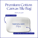 Mahjong Cotton Zippered Travel Tile Bag