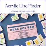 Acrylic Mahjong Line Finder