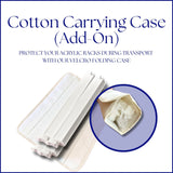 Acrylic White Mahjong Tile Pusher Racks (Set of 4)