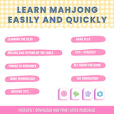 INSTRUCTOR LICENSE*** Quick Visual Reference Guide to American Mahjong for Beginners: How to Play, Tiles, Strategies (Updated for 2025)