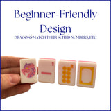 Luna Tiles - Heirloom Engraved Mahjong Tile Set - Modern + Bright Collection (Pre-Order for November)