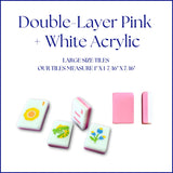 Luna Tiles - Heirloom Engraved Mahjong Tile Set - Modern + Bright Collection (Pre-Order for November)