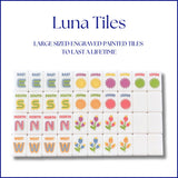 Luna Tiles - Heirloom Engraved Mahjong Tile Set - Modern + Bright Collection (Pre-Order for November)