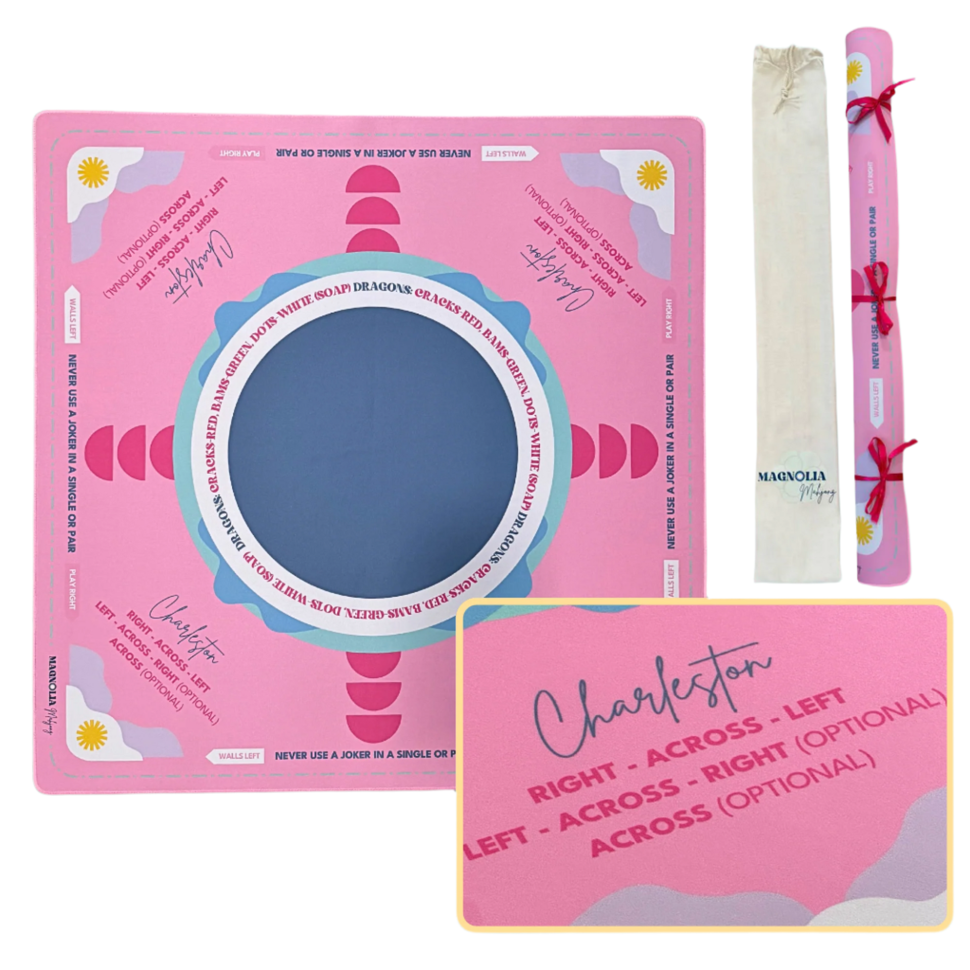 Morningside Mahjong Neoprene Charleston Learning Mat ***OPEN BOX***